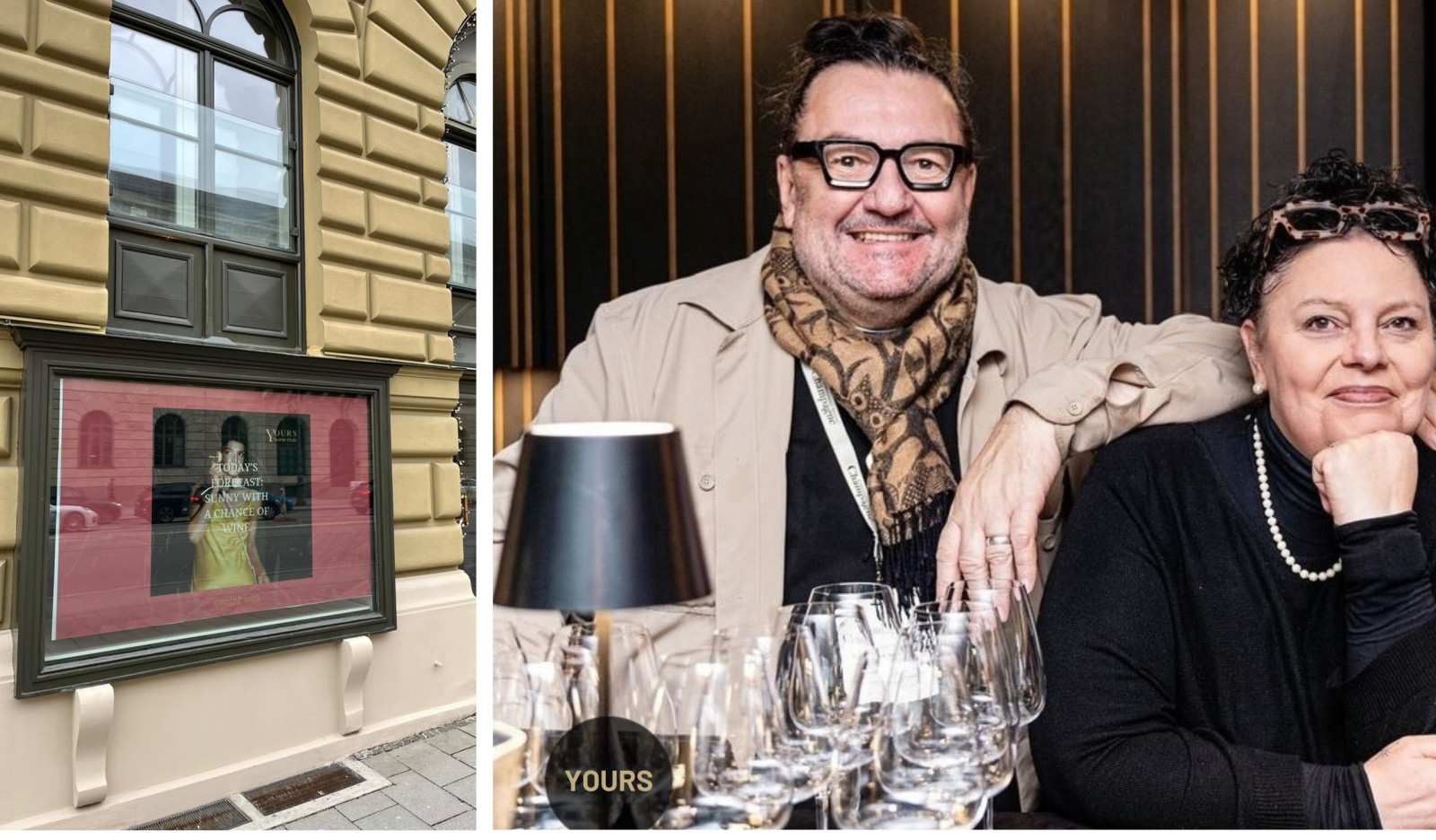 Brigitte und Thomas (Babo) Zwink lieben Spitzen-Weine und haben allerbesten Geschmack in deren Auswahl und beim Gestalten ihrer Tastings im YOURS.